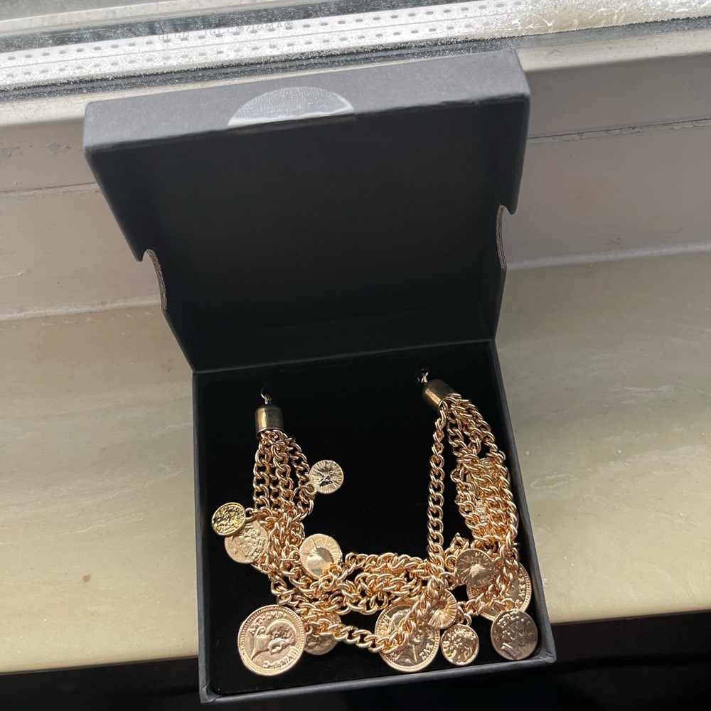 NEW Charm Bracelet for Women Girls Coin Ring Key Lock Pendent Bracelets